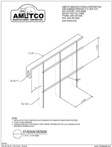 Stadium CAD Drawing