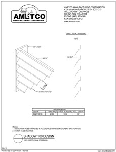 Shadow 100 CAD Drawing