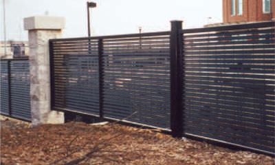 GALVANIZED STEEL FENCE