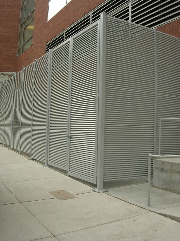 GALVANIZED STEEL FENCE