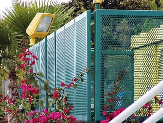 PERFORATED ALUMINUM FENCE