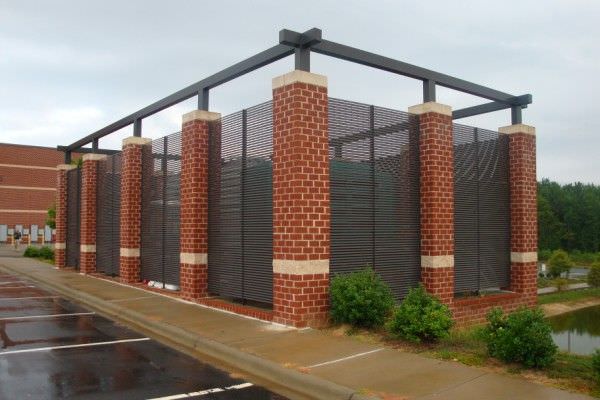 GALVANIZED STEEL FENCE