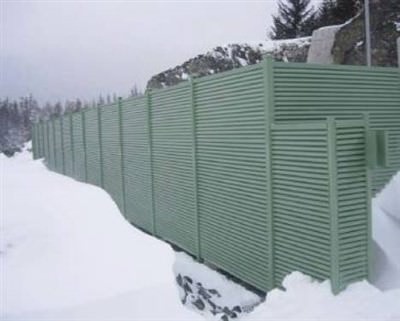 GALVANIZED STEEL FENCE