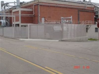 GALVANIZED STEEL FENCE