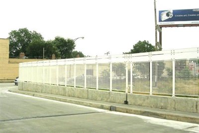 GALVANIZED STEEL FENCE