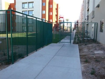 GALVANIZED STEEL FENCE