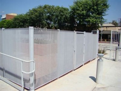 GALVANIZED STEEL FENCE
