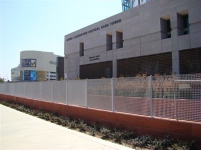 GALVANIZED STEEL FENCE