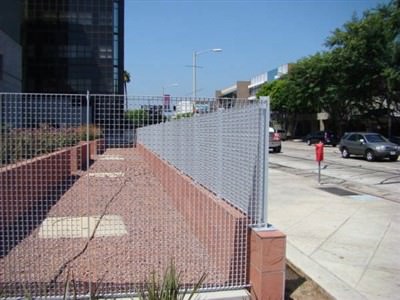 GALVANIZED STEEL FENCE
