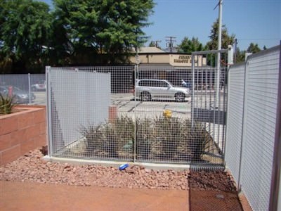 GALVANIZED STEEL FENCE