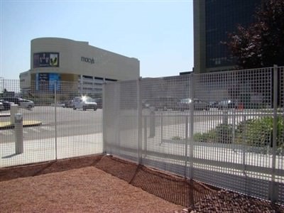 GALVANIZED STEEL FENCE