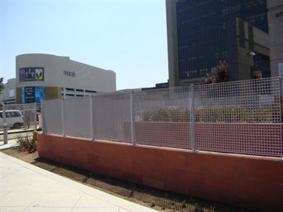 GALVANIZED STEEL FENCE