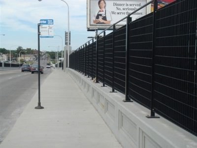 GALVANIZED STEEL FENCE