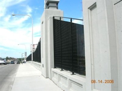 GALVANIZED STEEL FENCE