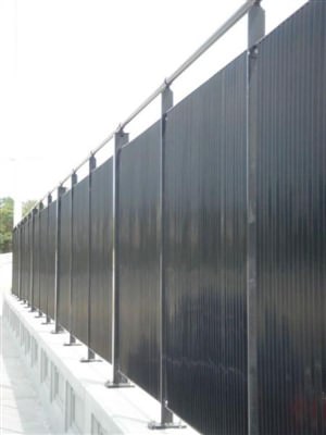 GALVANIZED STEEL FENCE