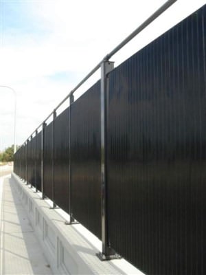 GALVANIZED STEEL FENCE