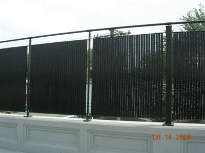 GALVANIZED STEEL FENCE