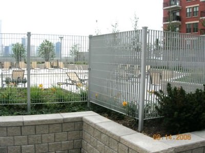 GALVANIZED STEEL FENCE