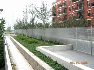 GALVANIZED STEEL FENCE