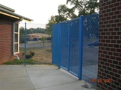 GALVANIZED STEEL FENCE