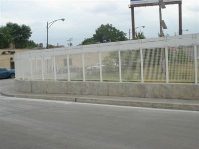GALVANIZED STEEL FENCE