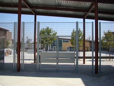 GALVANIZED STEEL FENCE