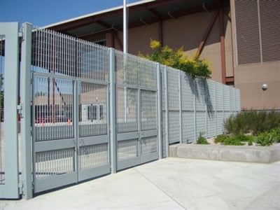 GALVANIZED STEEL FENCE