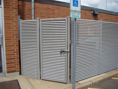 GALVANIZED STEEL FENCE