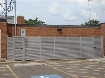 GALVANIZED STEEL FENCE