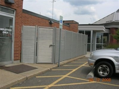 GALVANIZED STEEL FENCE