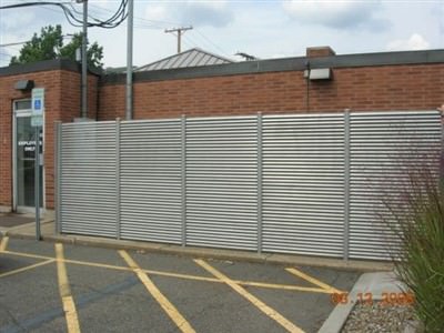 GALVANIZED STEEL FENCE