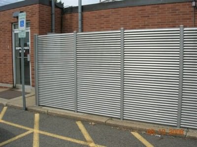 GALVANIZED STEEL FENCE
