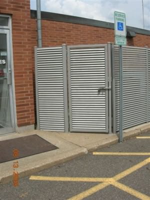 GALVANIZED STEEL FENCE