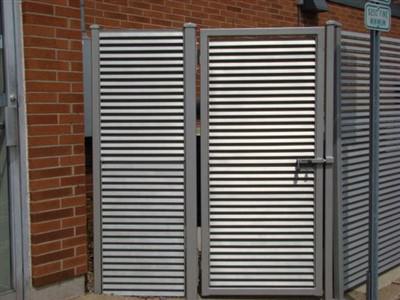GALVANIZED STEEL FENCE