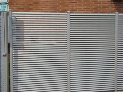 GALVANIZED STEEL FENCE