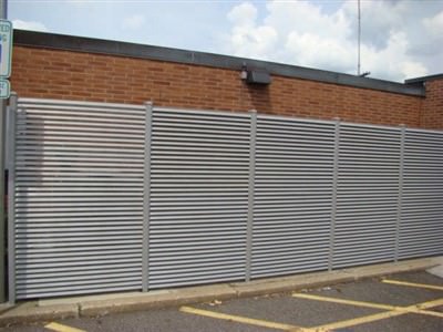GALVANIZED STEEL FENCE