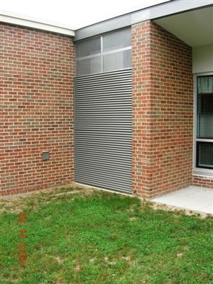 GALVANIZED STEEL FIXED LOUVER