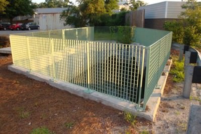 GALVANIZED STEEL FENCE
