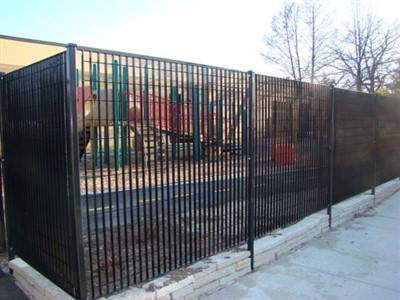 GALVANIZED STEEL FENCE