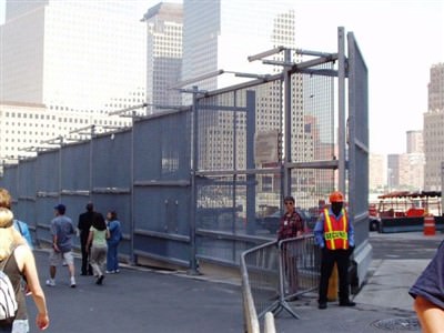 GALVANIZED STEEL FENCE