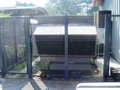 GALVANIZED STEEL FENCE