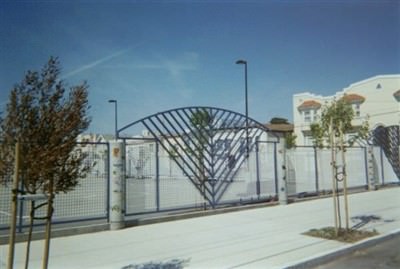 GALVANIZED STEEL FENCE