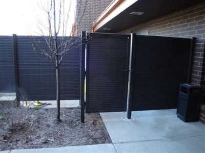 GALVANIZED STEEL FENCE