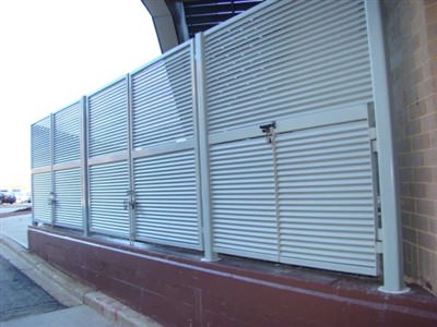 GALVANIZED STEEL FENCE