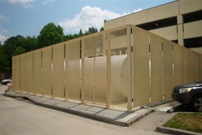 GALVANIZED STEEL FENCE