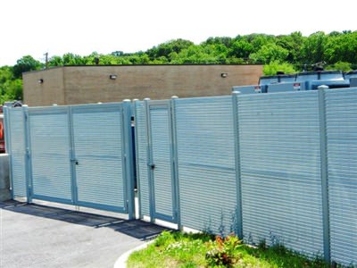 GALVANIZED STEEL FENCE