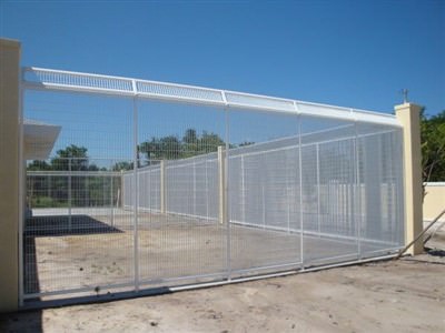 GALVANIZED STEEL FENCE