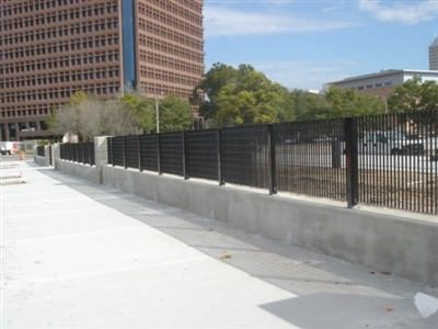 GALVANIZED STEEL FENCE