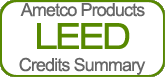 Ametco Products LEED Credits Summary